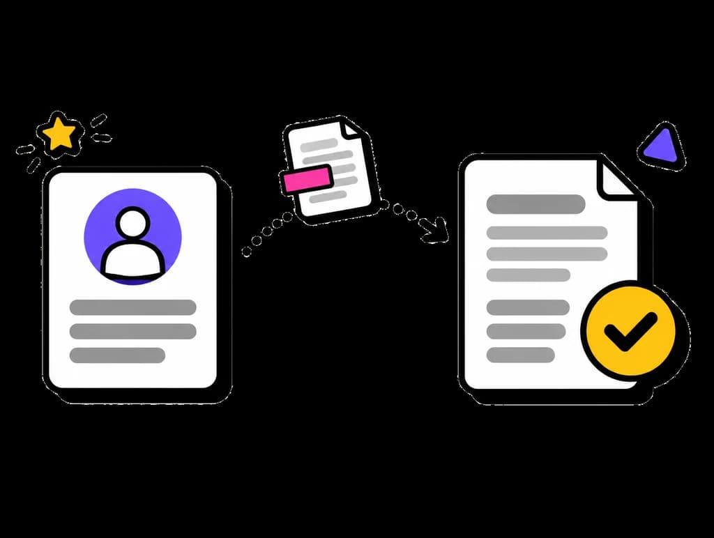 A professional profile exported as a PDF, then turned into an approved CV